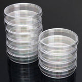 10 PCS Polystyrene Sterile Petri Dishes Bacteria Dish Laboratory Medical Biological Scientific Lab Supplies, 55mm, 60mm, 70mm, 90mm, 100mm, 150mm