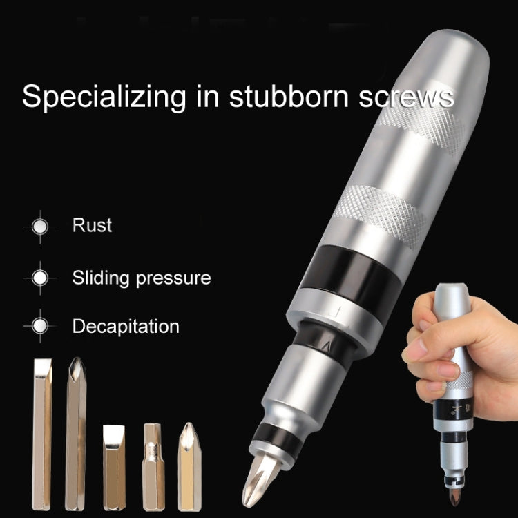 Impact Screwdriver Socket Set for Rusty Stubborn Screws, 7 In 1, 8 In 1, 13 In 1 Iron Box, S2 12 In 1