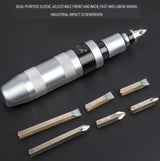 Impact Screwdriver Socket Set for Rusty Stubborn Screws, 7 In 1, 8 In 1, 13 In 1 Iron Box, S2 12 In 1