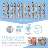 205 in 1 Cake Decorating Turntable Set Cake Decorating Mouth Baking Utensils, 205 PCS/Set