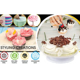 205 in 1 Cake Decorating Turntable Set Cake Decorating Mouth Baking Utensils, 205 PCS/Set