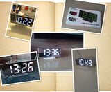 Multi-function Large Screen Electronic Clock Mute LED Mirror Alarm Clock