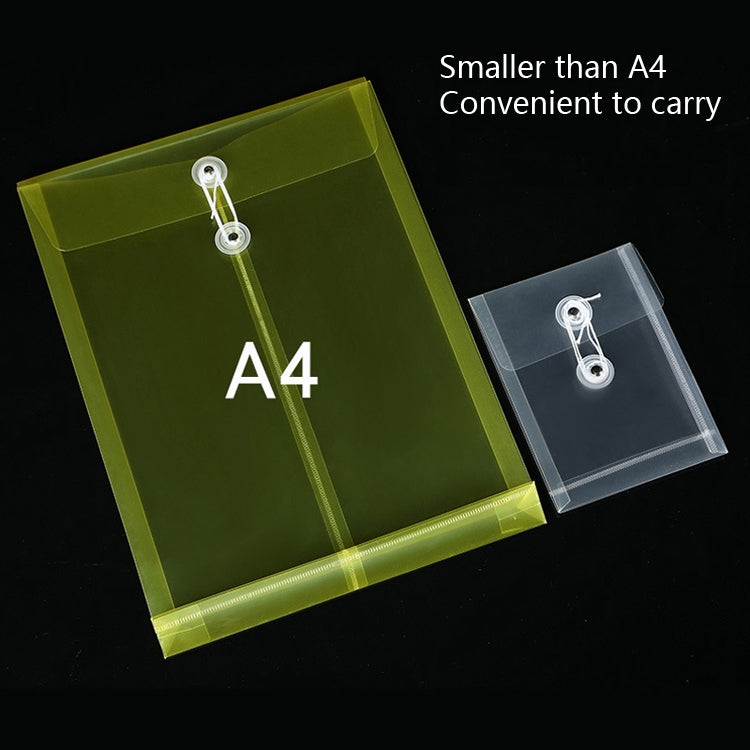 20 PCS A6 Wire-Wound File Bag Transparent Three-Dimensional File Bag Hand Account Mini Storage Bag Waterproof Test Paper Bag, Horizontal, Vertical