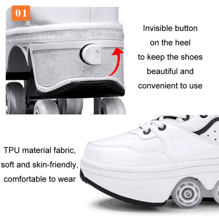 DF06 Walking Shoes Four-wheel Retractable Roller Skates, Series 1 - Zen Craft