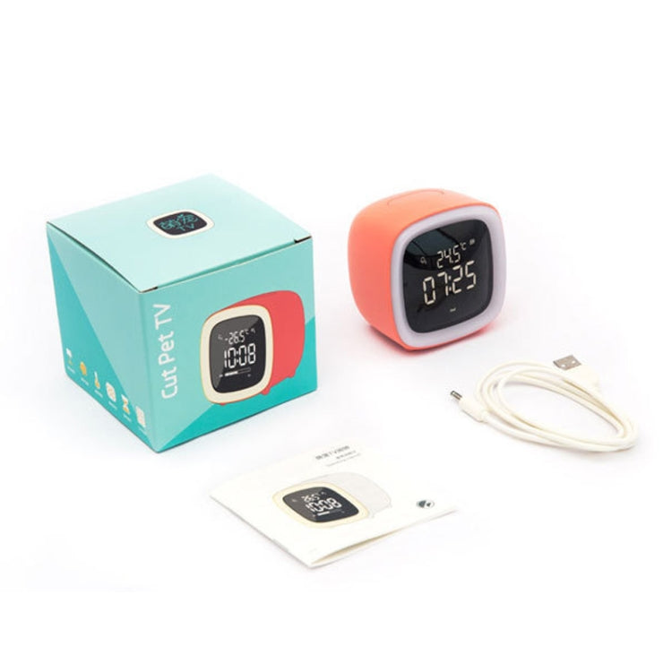 Cartoon Deer Shape Children Snooze Multifunctional USB Rechargeable Student LED Alarm Clock