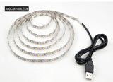 USB Power SMD 2835 Epoxy LED Strip Light Christmas Desk Decor Lamp for TV Background Lighting, 50cm, 1m, 2m, 3m, 4m, 5m
