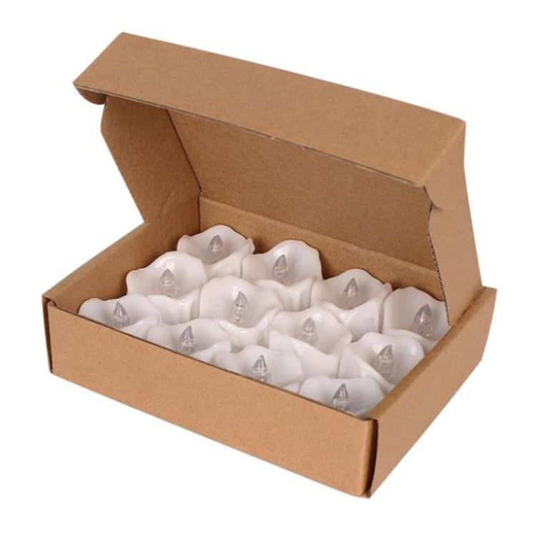 12 PCS/Box LED Candle Electronic Tea Wax Simulation Tears Electronic Candle Light Wedding Decoration Candle Light