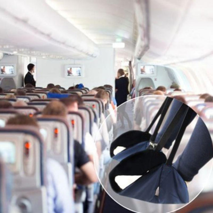 Portable Mini Foot Rest Hammock for Office Home Chair, Black