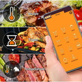TY530 BBQ Probe Wireless Bluetooth Thermometer Mobile Phone APP Kitchen Food Barbecue Oven Thermometer, Food Temperature Range: -40-100 degree