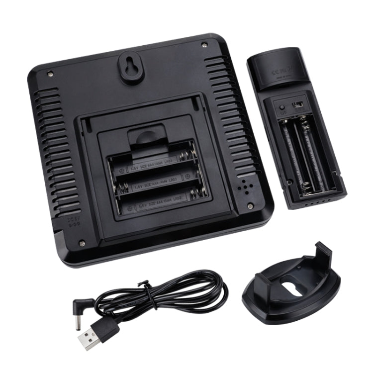 Three Dragged Multi-Function Wireless Thermometer And Hygrometer Indoor And Outdoor High-Precision Thermometer With Color Alarm, Wireless Thermometer