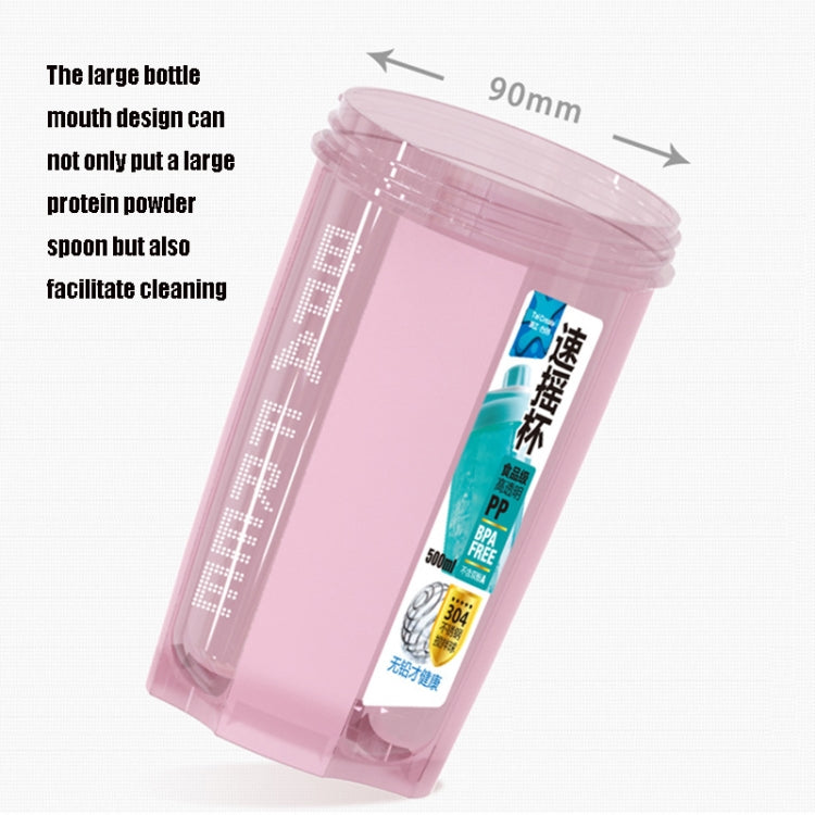 TC-1801 Milkshake Cup Plastic Fitness Sports Water Cup Shaking Cup, Green, Blue, Pink, Beige