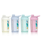TC-1801 Milkshake Cup Plastic Fitness Sports Water Cup Shaking Cup, Green, Blue, Pink, Beige