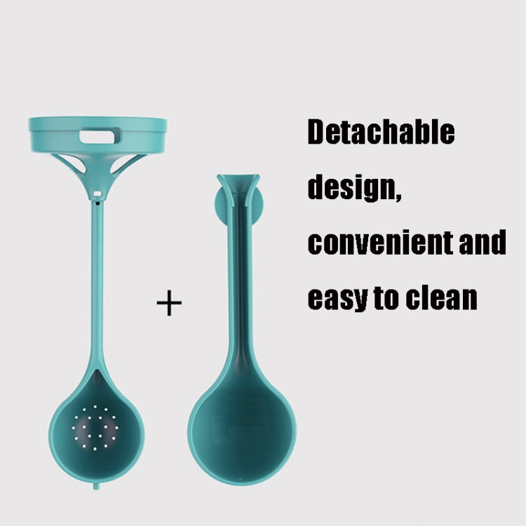 Cartoon Cat Pattern Tea Water Separation Plastic Cup With Spoon, White, Red, Blue, Black