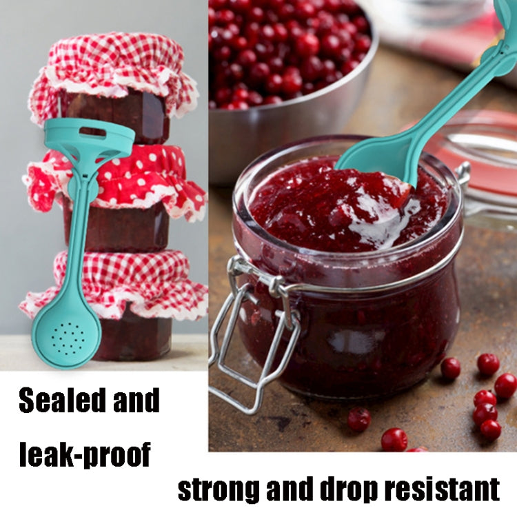 Cartoon Cat Pattern Tea Water Separation Plastic Cup With Spoon, White, Red, Blue, Black