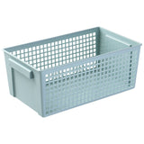 Desktop Snacks & Sundries Storage Basket Rectangular Plastic Storage Basket, Small （White）, Small （Light Green）, Large (White), Large（Llight Green）