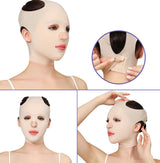Enhanced Version For Men And Women Face-Lifting Bandage V Face Double Chin Shaping Face Mask, 074 Skin Tone