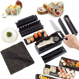 11 in 1 Sushi Mold With Sushi Knife Rice Ball Mold DIY Home Creative Sushi Roll Set, Sushi Roll Set