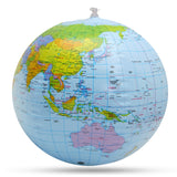 30cm Inflatable Globe World Earth Ocean Map Ball Geography Learning Educational Beach Ball Kids Toy home OfficeDecoration, Inflatable Globe Map Ball