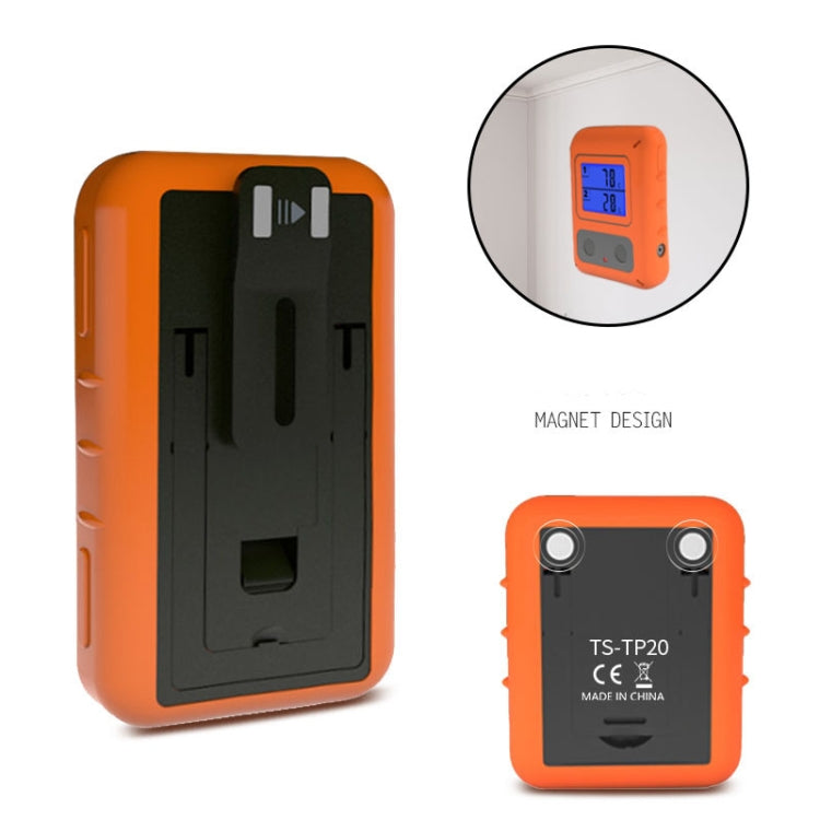 Wireless Food Thermometer Household Touch Screen BBQ Dual-Channel Kitchen Thermometer, TS-TP20