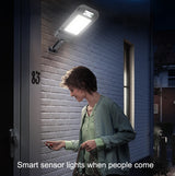 Solar Wall Light Outdoor Waterproof Human Body Induction Garden Lighting Household Street Light, 6 x 20LED, 4 x 32LED, 8 x 16LED, 6 x 25COB, 4 x 40COB, 8 x 20COB, 6 x 20LED With Remote Control, 8 x 16LED With Remote Control, 4 x 32LED With Remote Contr...