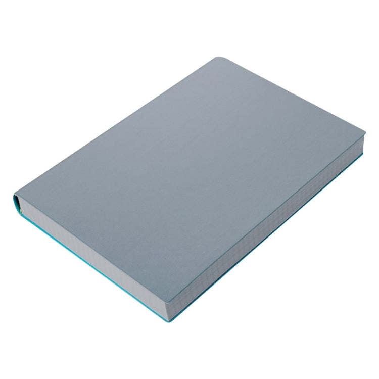 Thickened A5 Hand Book Soft Leather Notebook, A5 A5 Blue Grid