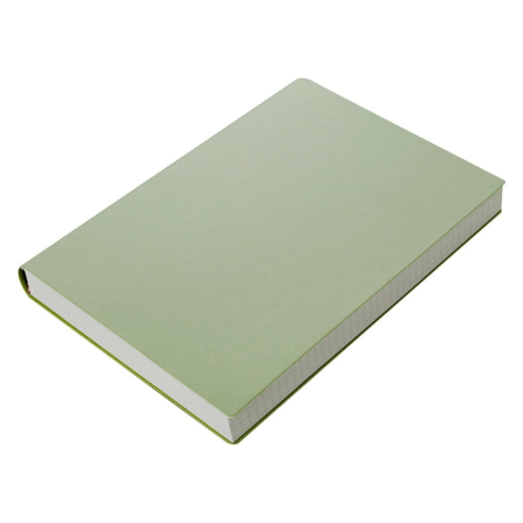 Thickened A5 Hand Book Soft Leather Notebook, A5 A5 Green Grid