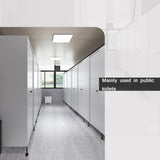 Toilet Red & Green Display Door Lock Public Toilet Stainless Steel Bolt Lock, Indicating lock With Handle