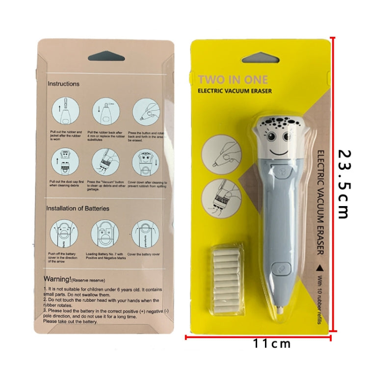2 in 1 Vacuum Cleaner Electric Eraser Creative Students Studying Stationery, Vacuum Cleaner Electric Eraser