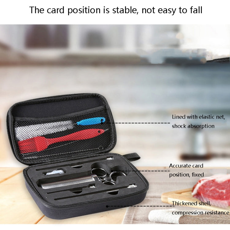 304 Stainless Steel Seasoning Syringe Barbecue Tool Turkey Needle Set, 14 in 1 with Storage Bag