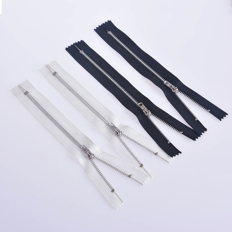 100 PCS No.3 Metal Copper Zipper Pants Placket Zipper, 30cm