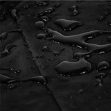 Water-Repellent Opening Electronic Keyboard Cover Oxford Cloth Dust Cover Drawstring Keyboard Instrument Cover, 61 Keys Black 98x42x21cm, 88 Key Black 124x49x36cm