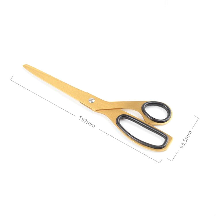 Office And Household Asymmetric Scissors Simple Brass Scissors, Brass Scissors
