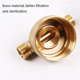 Home Kitchen Tap Water Backwash Copper Pre-Filter Whole House Water Purifier Filter, Water Backwash Copper Pre-Filter
