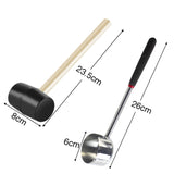 304 Stainless Steel Coconut Opener Tool Coconut Shell Shaving Tool Set, 3 in 1 Coconut Opener, 2 in 1 Coconut Opener