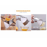 Manual Potato Masher Stainless Steel Mashed Potato Fruit Juicer, Potato Masher