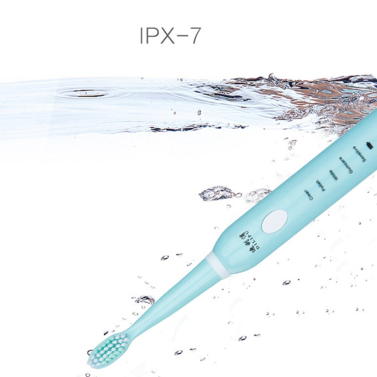 DELIPU Electric Toothbrush Rechargeable Sonic 5-Speed Adjustment Children Adult Household Waterproof Soft Hair Whitening Toothbrush, USB Charging Cable (Blue), USB Charging Cable (White), USB Charging Stand (Blue), USB Charging Stand(Pink)            ...