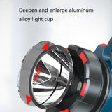 LED Mountaineering Waterproof Patrol USB Charging Flashlight with Power Bank Function, 4800mAh