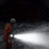 LED Mountaineering Waterproof Patrol USB Charging Flashlight with Power Bank Function, 4800mAh