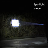 Telescopic Zoom Strong Light Flashlight Strong Magnetic Rechargeable LED Flashlight, Silver Head (No Battery, No Charger), Black Head (No Battery, No Charger), Silver Head (With Battery, EU Plug Charger), Black Head (With Battery, EU Plug Charger)