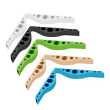 10 PCS Mask Nose Clip Bridge Wear Glasses Anti-Fog Sealing Silicone Strip, Random Color Delivery, Mask Nose Clip Mask Nose Clip