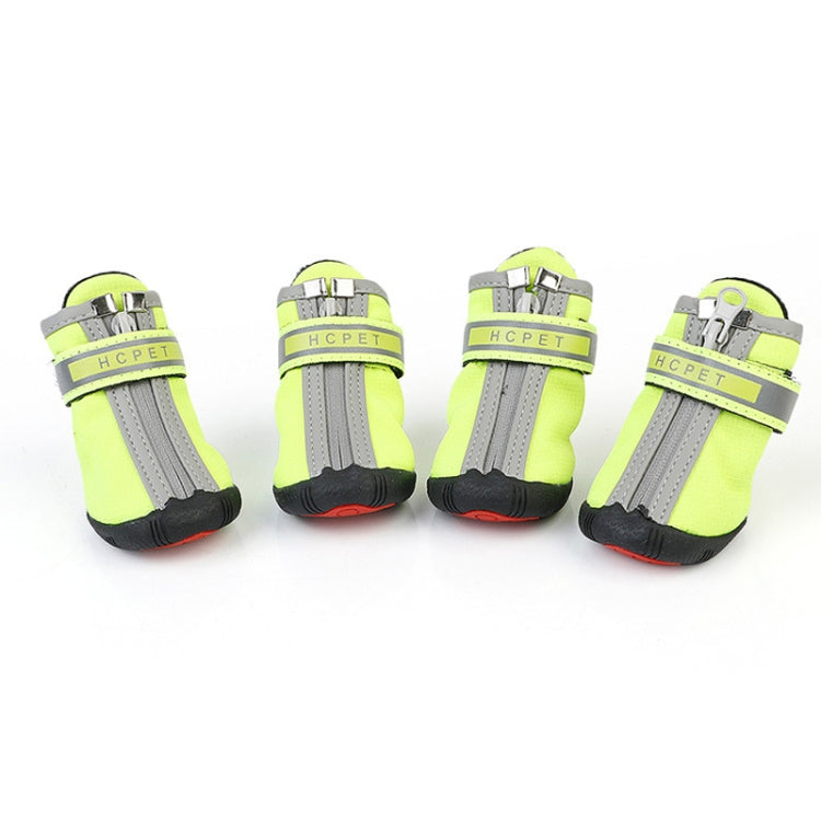 HCPET A1703 Pet Non-Slip Wear-Resistant Shoes Puppy Feet Cover, Number 5