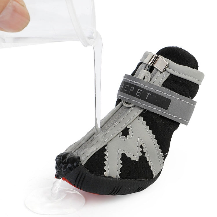 HCPET A1703 Pet Non-Slip Wear-Resistant Shoes Puppy Feet Cover, Number 5