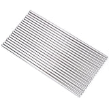 1 Pairs 304 Stainless Steel Chopsticks Non-Slip Tableware Adult Chopsticks, 18.5cm, 22.7cm