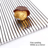 1 Pairs 304 Stainless Steel Chopsticks Non-Slip Tableware Adult Chopsticks, 18.5cm, 22.7cm