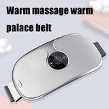 Smart Charging Vibration Massage Infrared Heating Warm Palace Belt, Pink, White