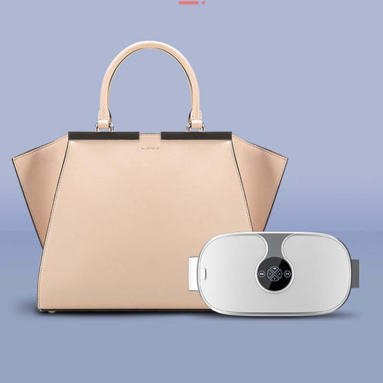 Smart Charging Vibration Massage Infrared Heating Warm Palace Belt, Pink, White