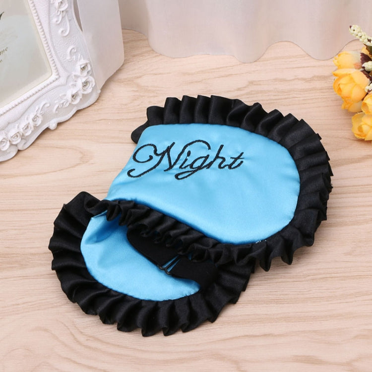 Comfortable Imitation Silk Satin Personalized Travel Sleep Mask Eye Cover