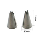 13pcs / Set Pastry Nozzles Coupler Icing Piping Tips Sets Stainless Steel Rose Cream Bakeware, 13 PCS/Set