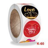 5 PCS Valentines Day Love Stickers Gift Decoration Stickers, Valentines Day Love Stickers