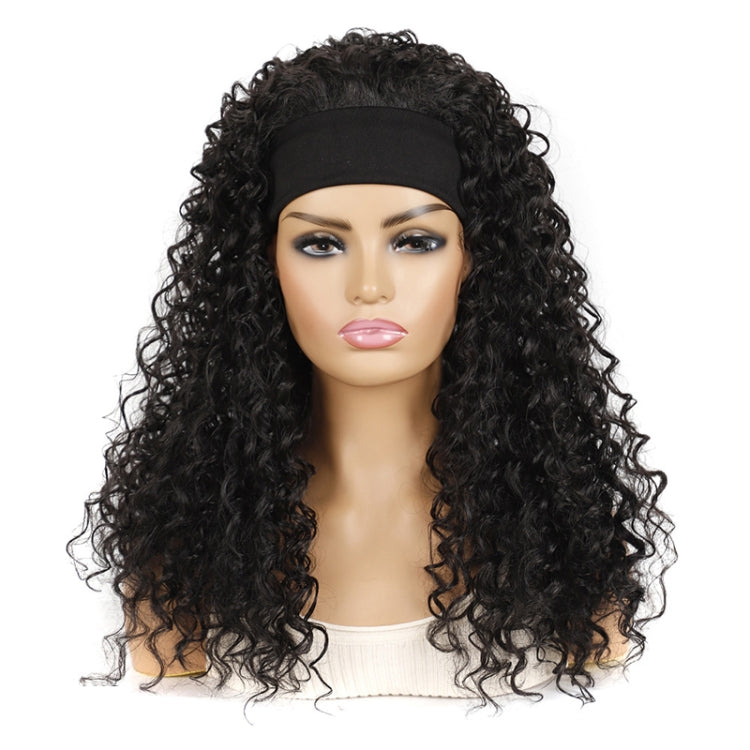 Hairband Wig Headgear Volume Chemical Fiber Wig Headgear, Black Hair Band 1B#O, Stars And Stripes Headband 1B#H, Leopard Headband 1B#G, Flower Hair Band 1B#C, 1B#XC, 4#XK, 27#XB, 33#XG, 613#O, 613#A, 613#G, 613#XC Black Hair Band 1B#O